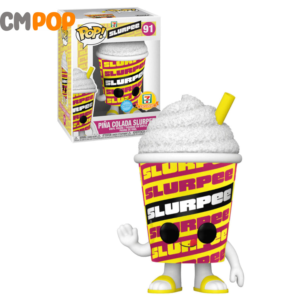 Pina Colada Slurpee - #91 - Funko Pop! - Glitter - 7 Eleven Exclusive - Glitter Funko Pop
