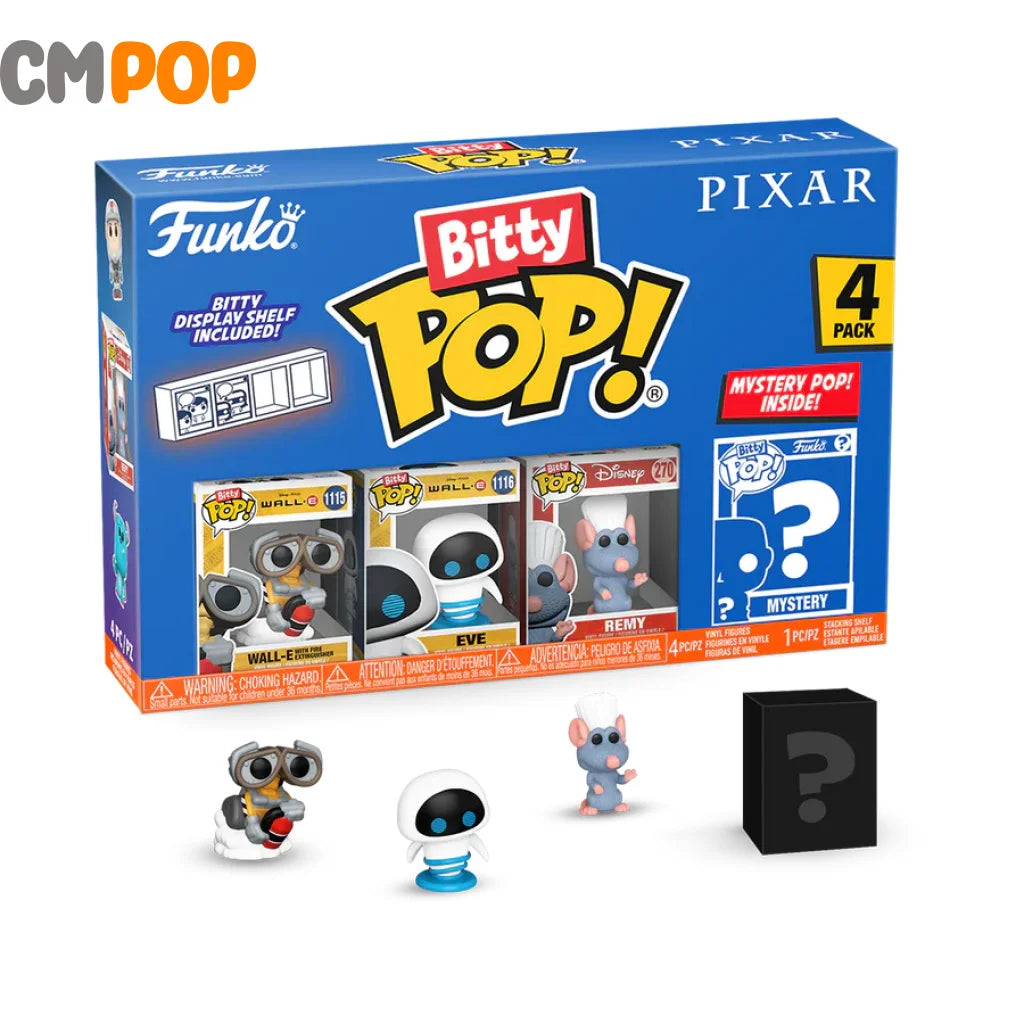 Pixar Bitty Pop 4 Pack - Funko Pop!