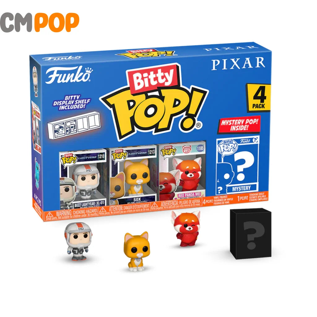 Pixar Bitty Pop 4 Pack - Funko Pop!