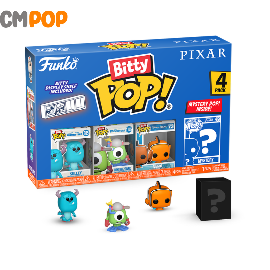 Pixar Bitty Pop 4 Pack - Funko Pop!