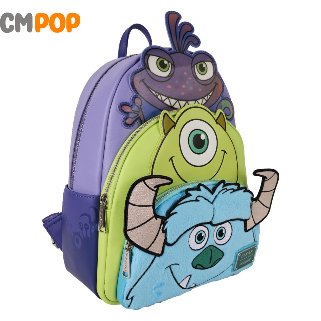 Pixar monsters inc. Mike Sulley and Randall triple pocket - Loungefly Loungefly