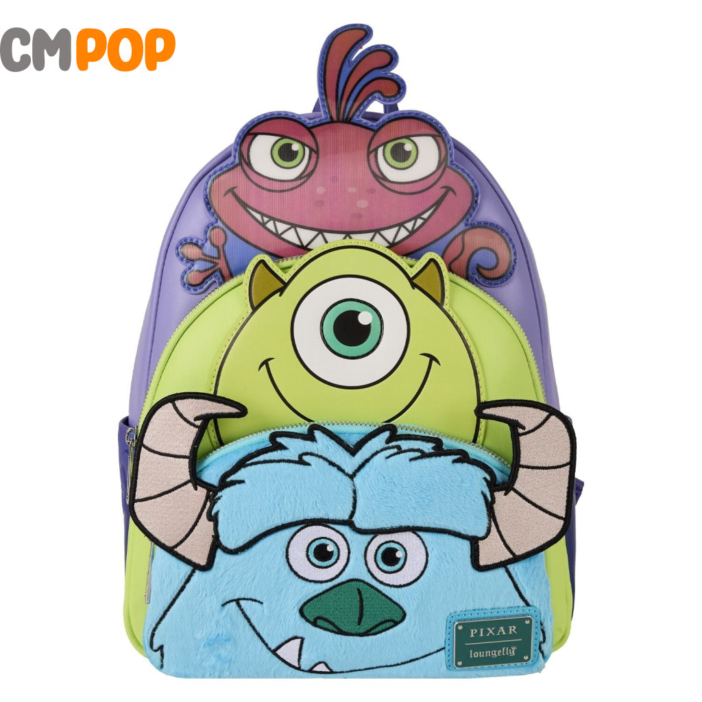 Pixar monsters inc. Mike Sulley and Randall triple pocket - Loungefly Loungefly