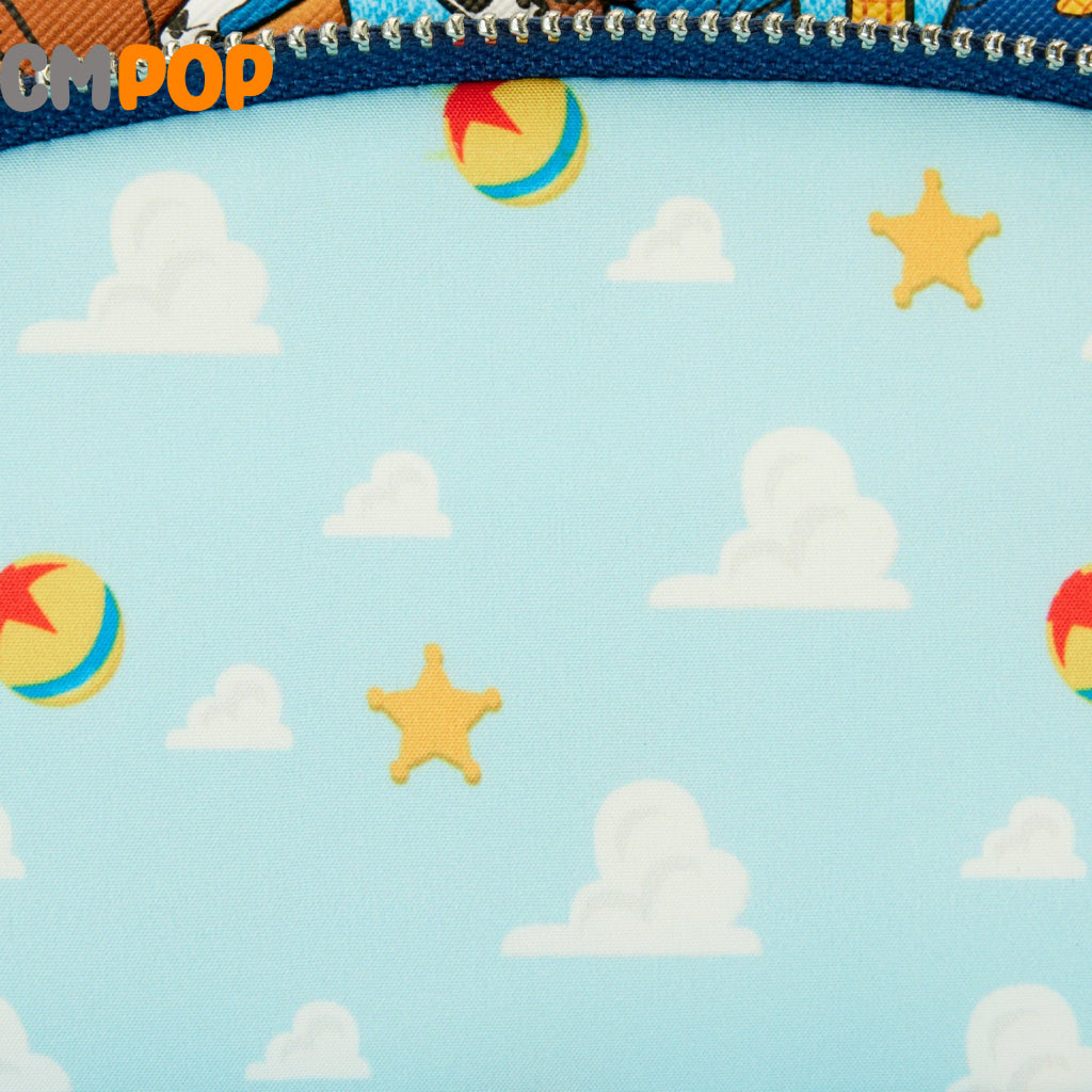 Pixar Toy Story Movie Collab Triple Pocket Mini Backpack - Loungefly