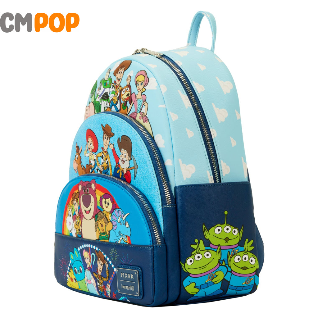 Pixar Toy Story Movie Collab Triple Pocket Mini Backpack - Loungefly