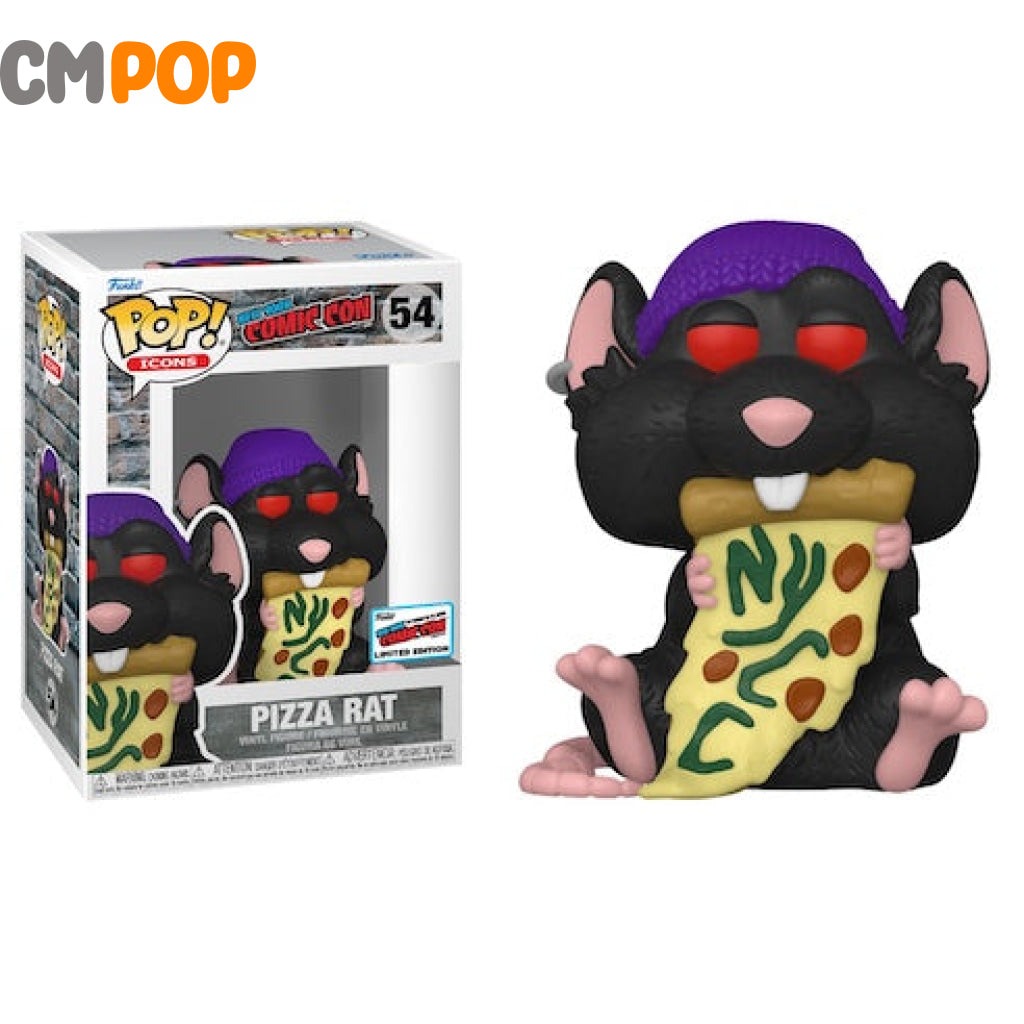 Pizza Rat - #54 Funko Pop! Nycc 2023 Stickered Convention Exclusive Pop
