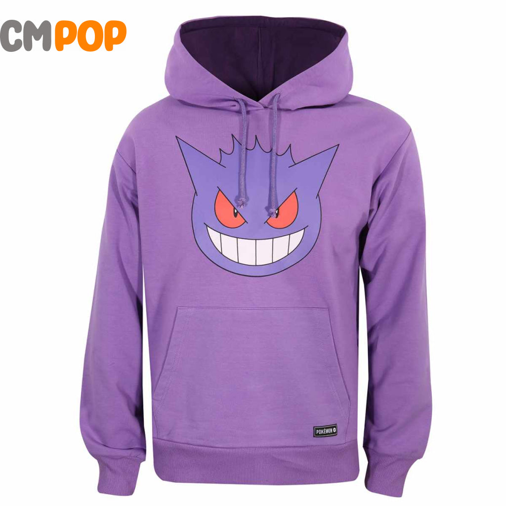 Pokemon - Gengar Face (Super Heroes Inc. Contrast Pullover) Size: Large