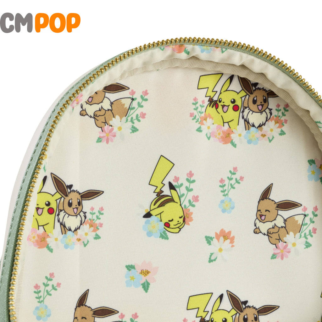 Pokémon Pikachu & Eevee Floral Mini backpack - Loungefly - Coming Soon - on Sale 30th April Loungefly