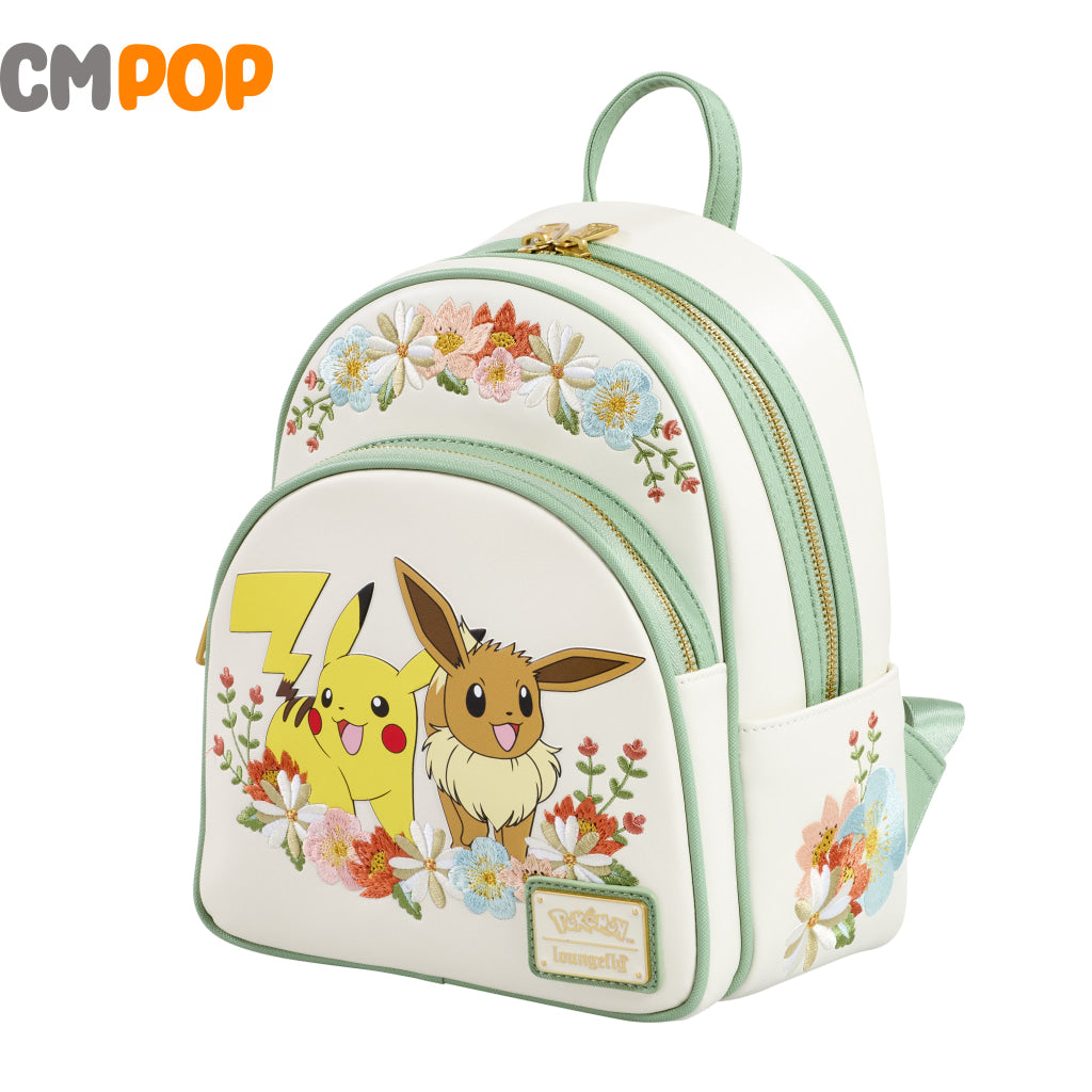 Pokémon Pikachu & Eevee Floral Mini backpack - Loungefly - Coming Soon - on Sale 30th April Loungefly