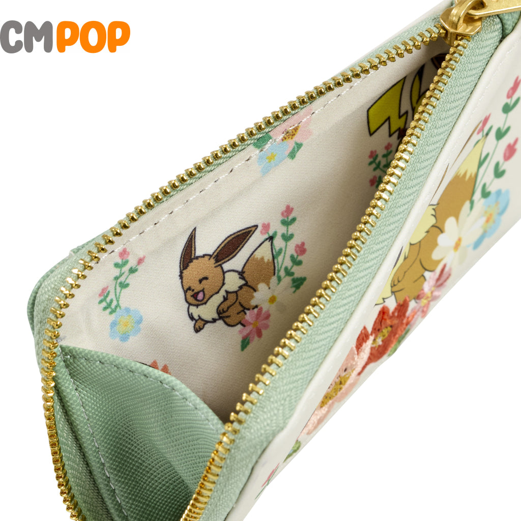 Pokémon Pikachu & Eevee Floral - Wallet - Lounge fly - Coming Soon on Sale 30th April Loungefly