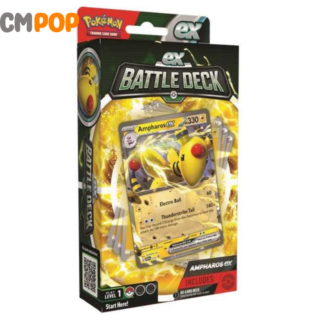 Pokémon Tcg: Lucario And Ampharos Ex Battle Deck