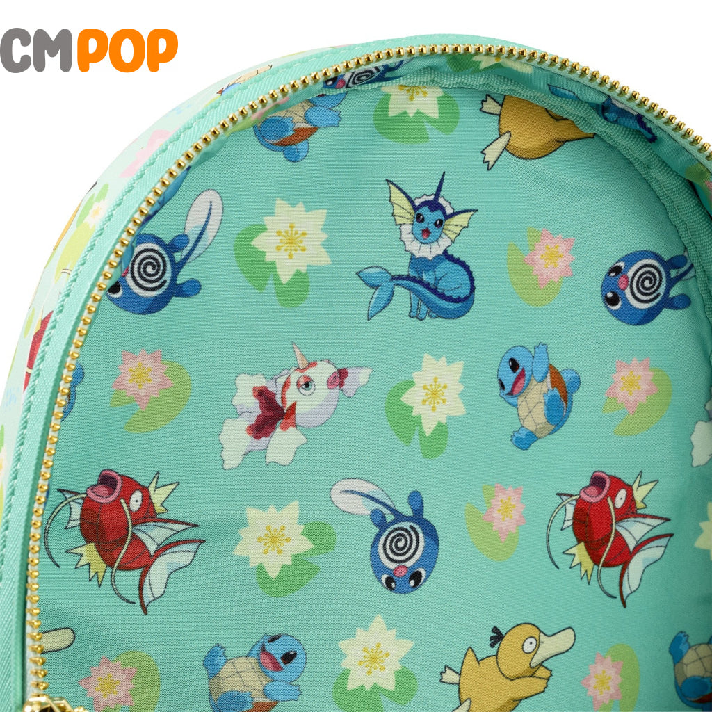 Pokémon Water Type Mini Backpack - Loungefly - Coming Soon on Sale 30th April Loungefly