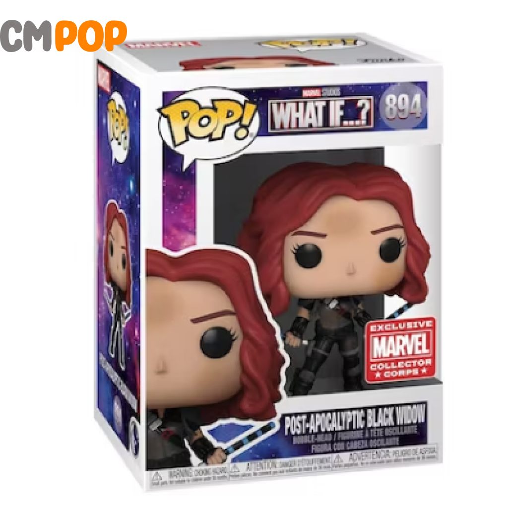 Post Apocalyptic Black Widow - #894 Funko Pop! Marvel What If..? Exclusive Pop