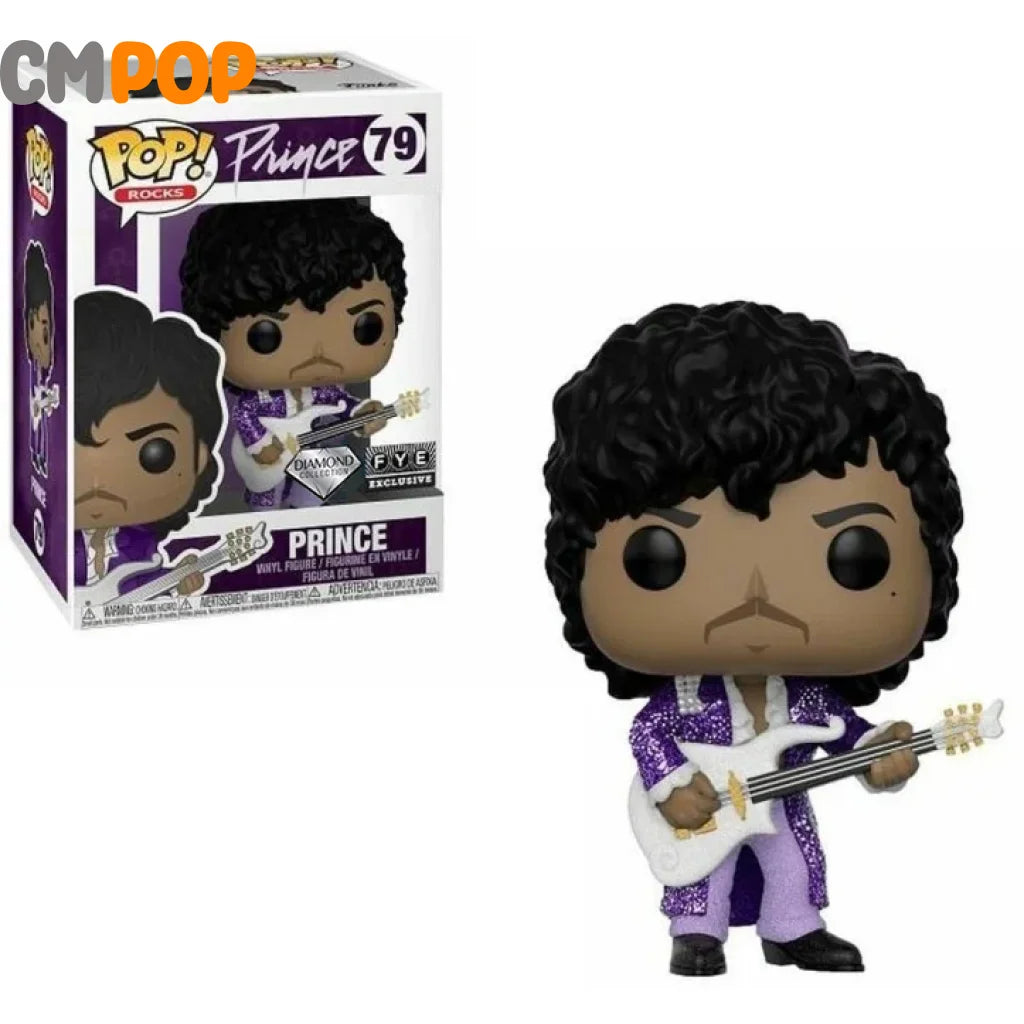 Prince - #79 - Funko Pop! - Rocks - Diamond Collection - FYE Exclusive Funko Pop