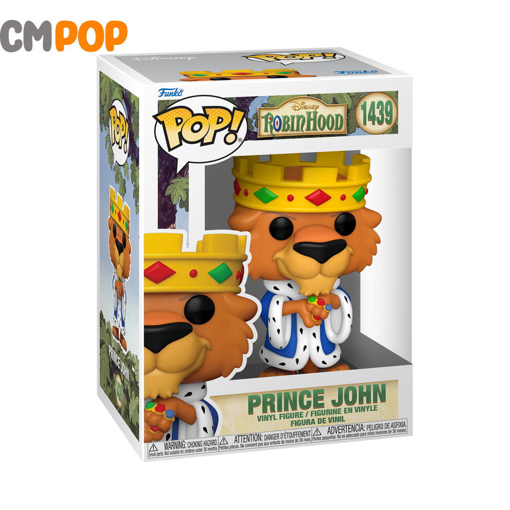 Prince John - #1439 Funko Pop! Disney Robin Hood Pop