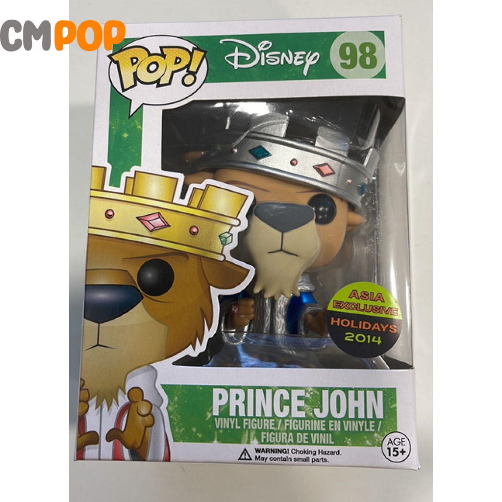Prince John - #98 Funko Pop! Disney 2014 Holidays Asia Exclusive Pop