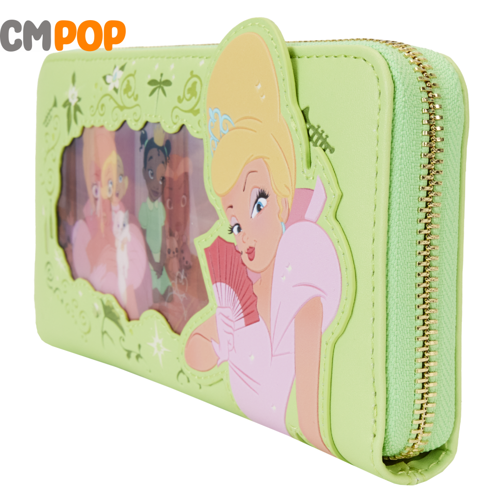 Princess And The Frog Tiana Lenticular Zip Around Wristlet Wallet - Disney Loungefly