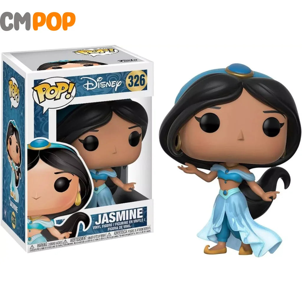 Pop! Disney Princesse Jasmine W/Pin 326 Exclusive 2021 Fall Convention (Sticker Exclusive