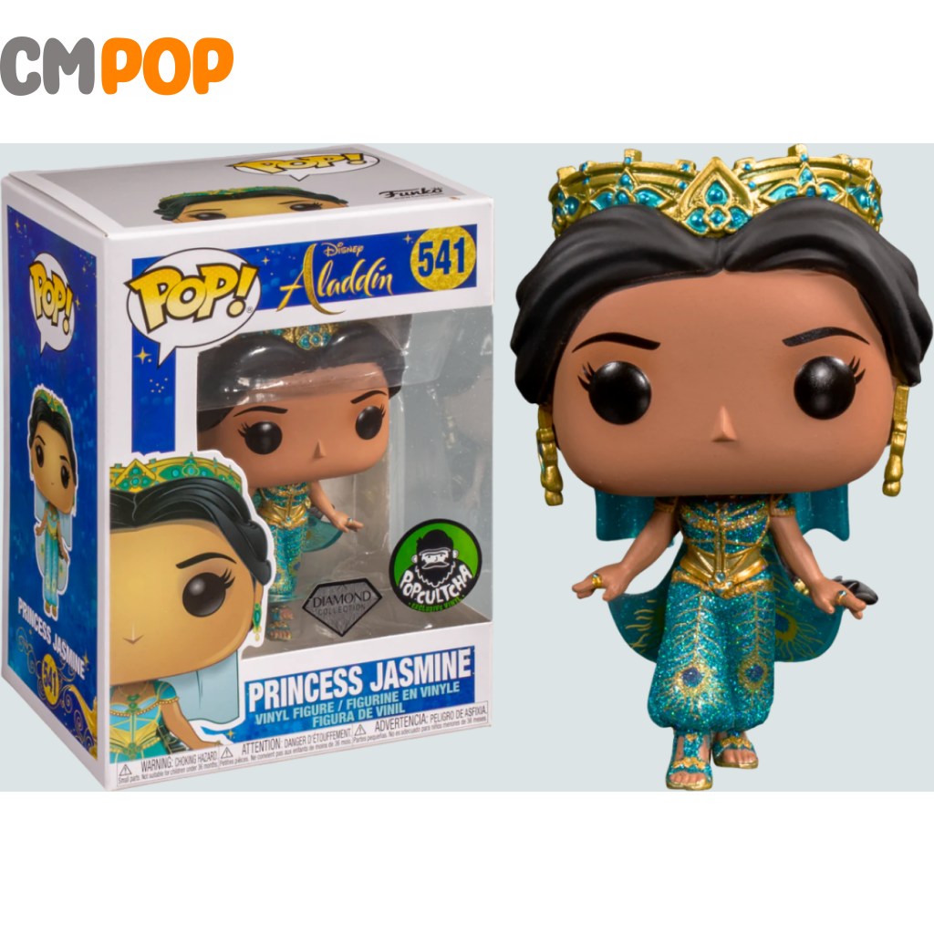 Princess Jasmine - #541 Funko Pop! Disney Aladdin Diamond Collection Pop Cultcha Exclusive