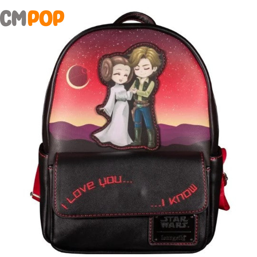 Princess Leia Han Solo Mini Backpack Star Wars Loungefly Backpac
