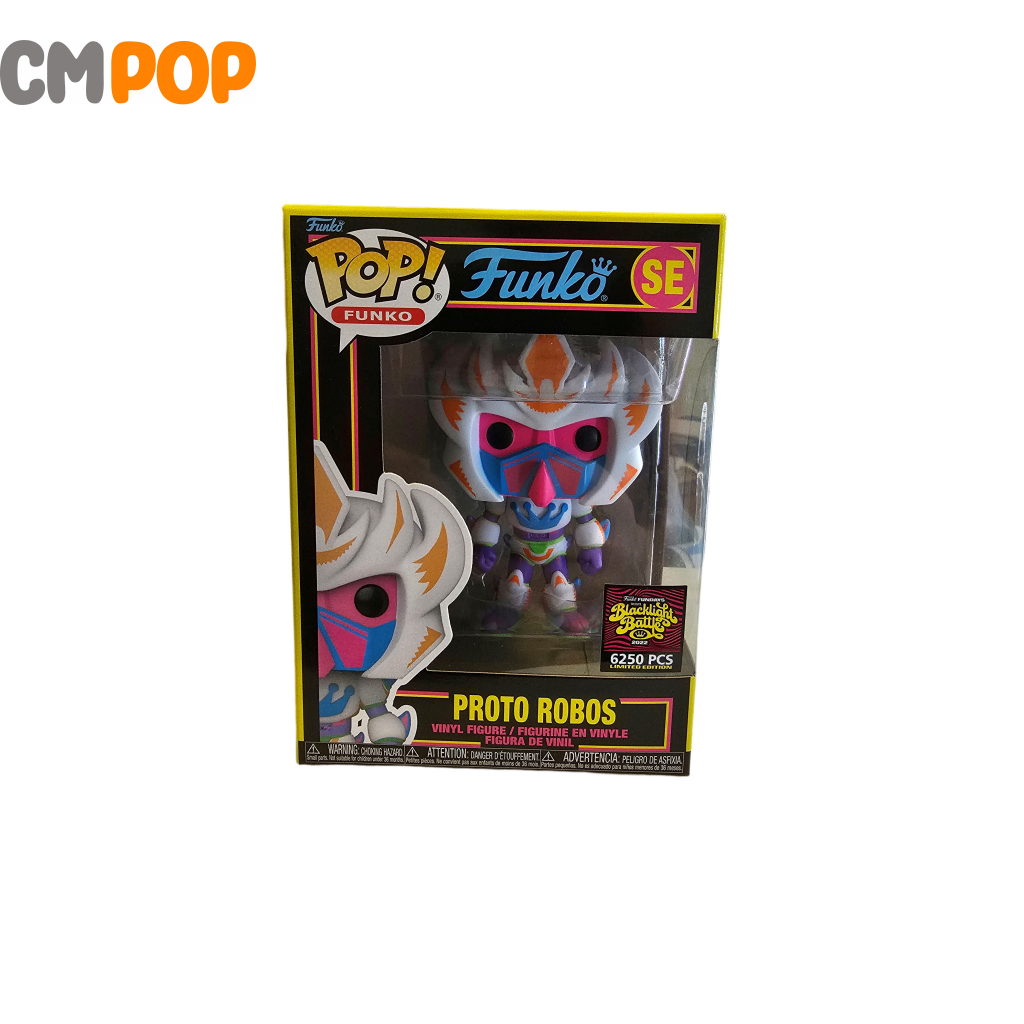 Proto Robos Blacklight - #Se Funko Limited 6250 Pieces Pop
