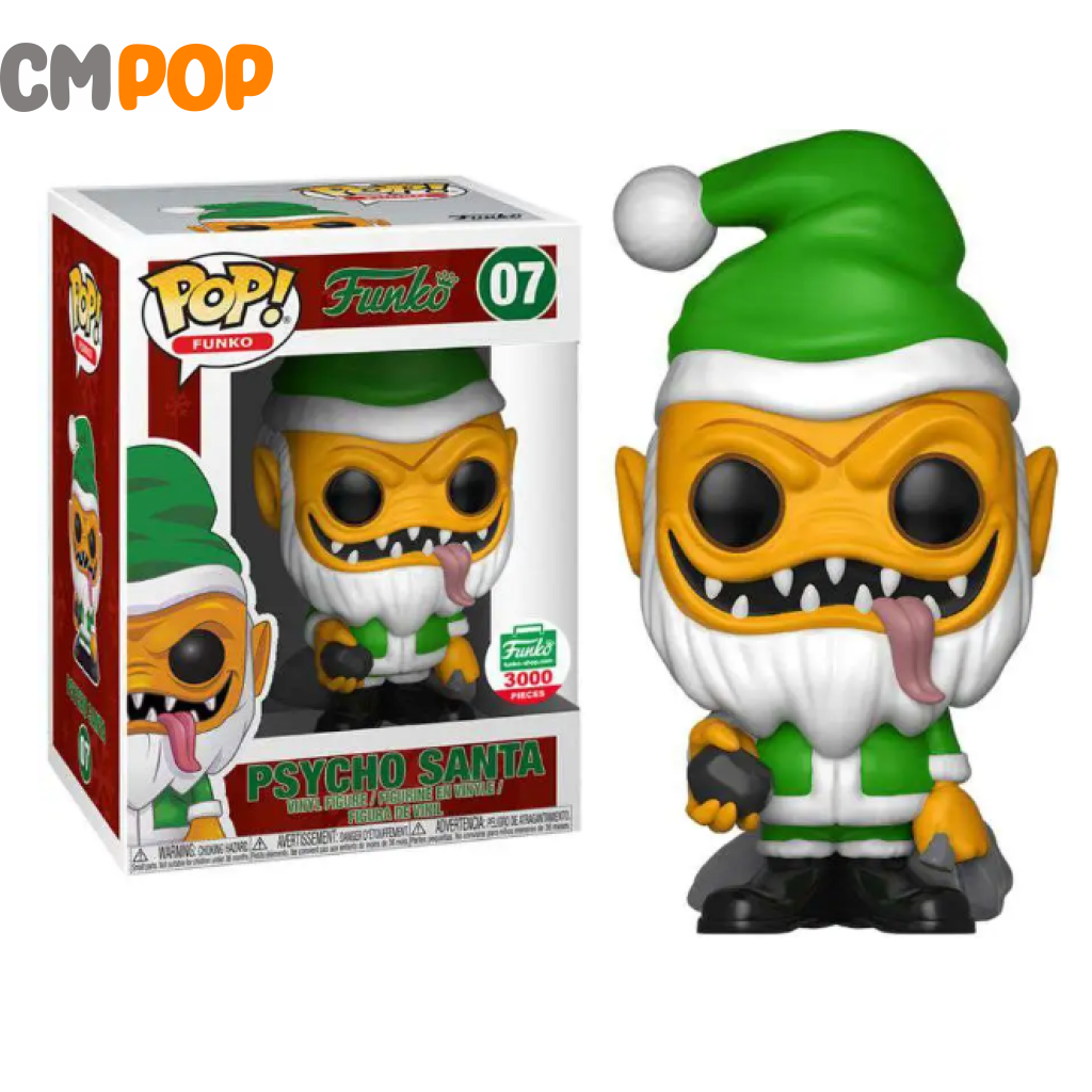 Psycho Santa - #07 Funko Pop 3000 Pieces Exclusive Action Figure