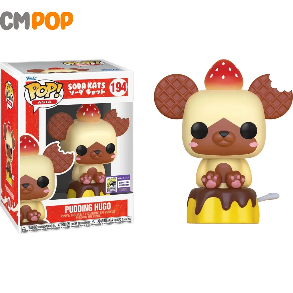 Pudding Hugo - #194 - Funko Pop! - Asia - Soda Kats - Comic Con Limited Funko Pop