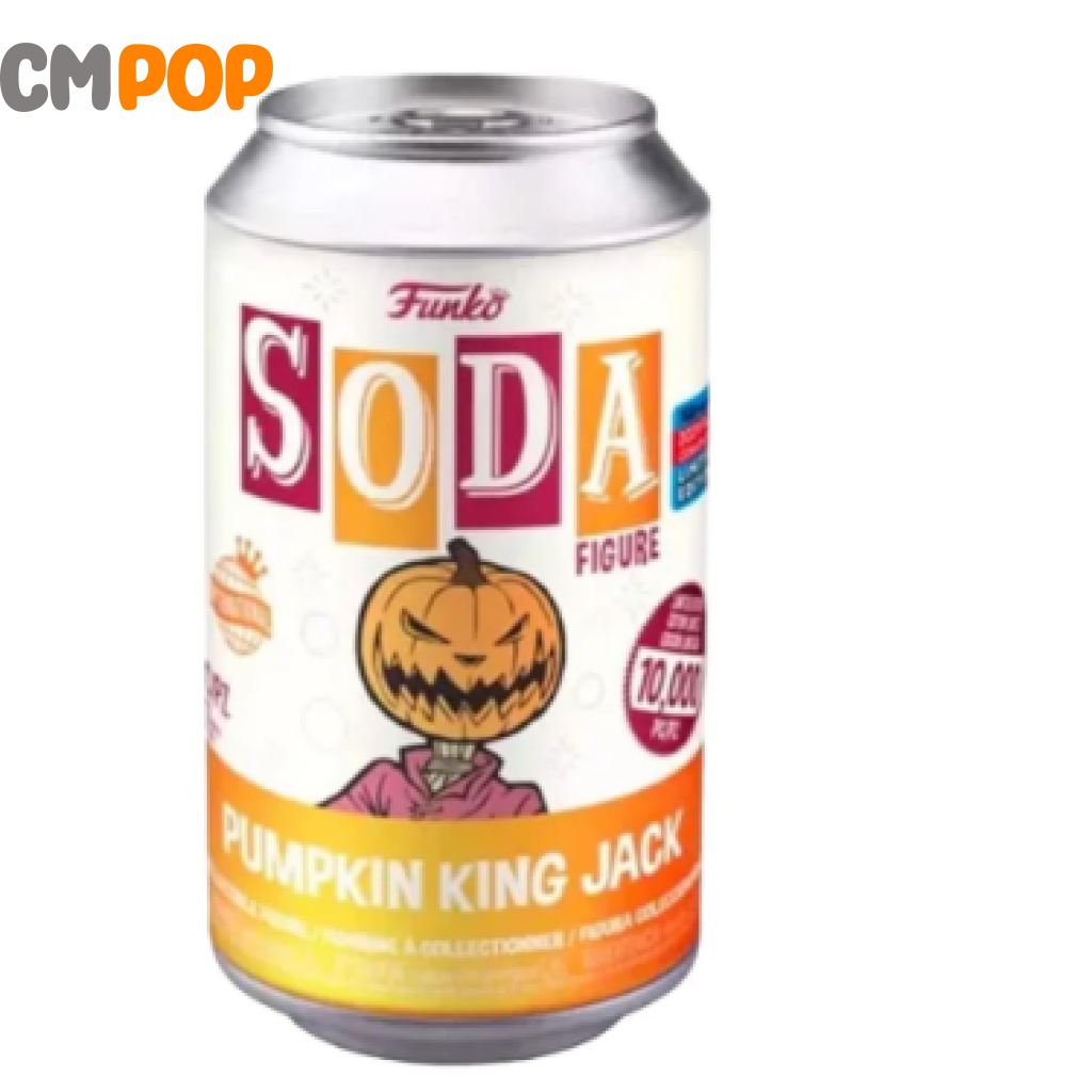 Pumpkin King Jack - Funko Vinyl Soda 10 000 Pieces Chance Of Chase