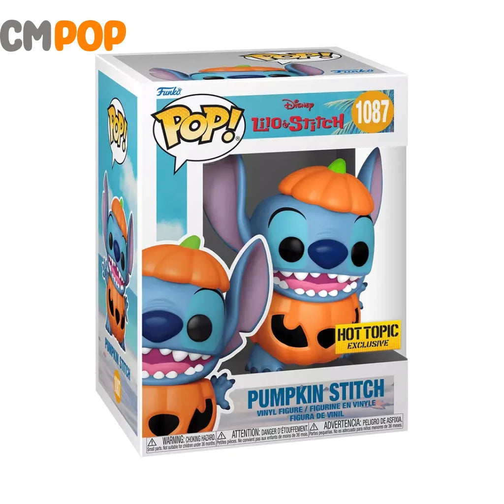 Pumpkin Stitch- #1087 - Funko Pop! -Lilo & Disney Hot Topic Exclusive Pop