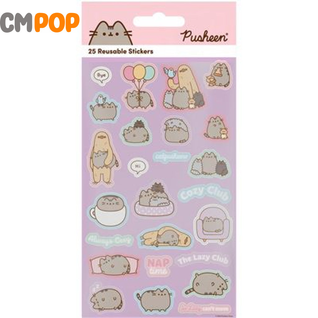 Pusheen (Character Collection) 25Pc Reuseable Stickers Stickers