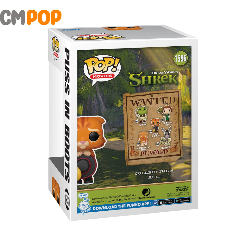 Puss In Boots- #1599 - Funko Pop! Shrek Pop