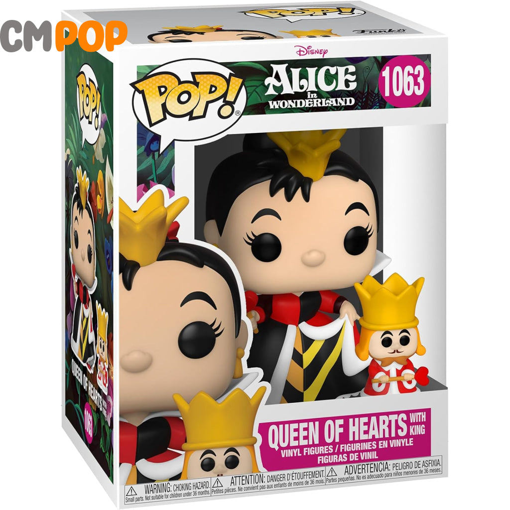 Queen Of Hearts With King - #1063 Funko Pop! Disney Alice In Wonderland Pop