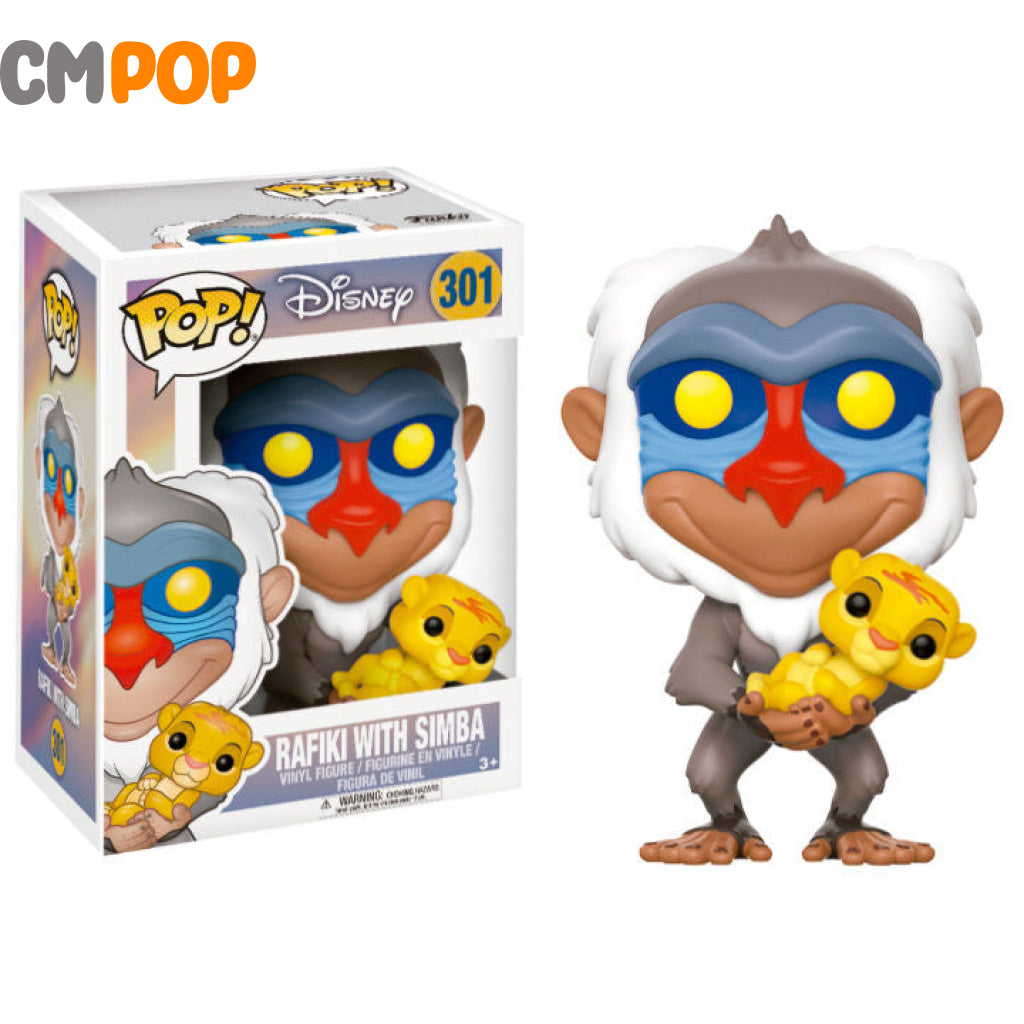 Rafiki With Baby Simba - #301 Funko Pop! Disney The Lion King Pop