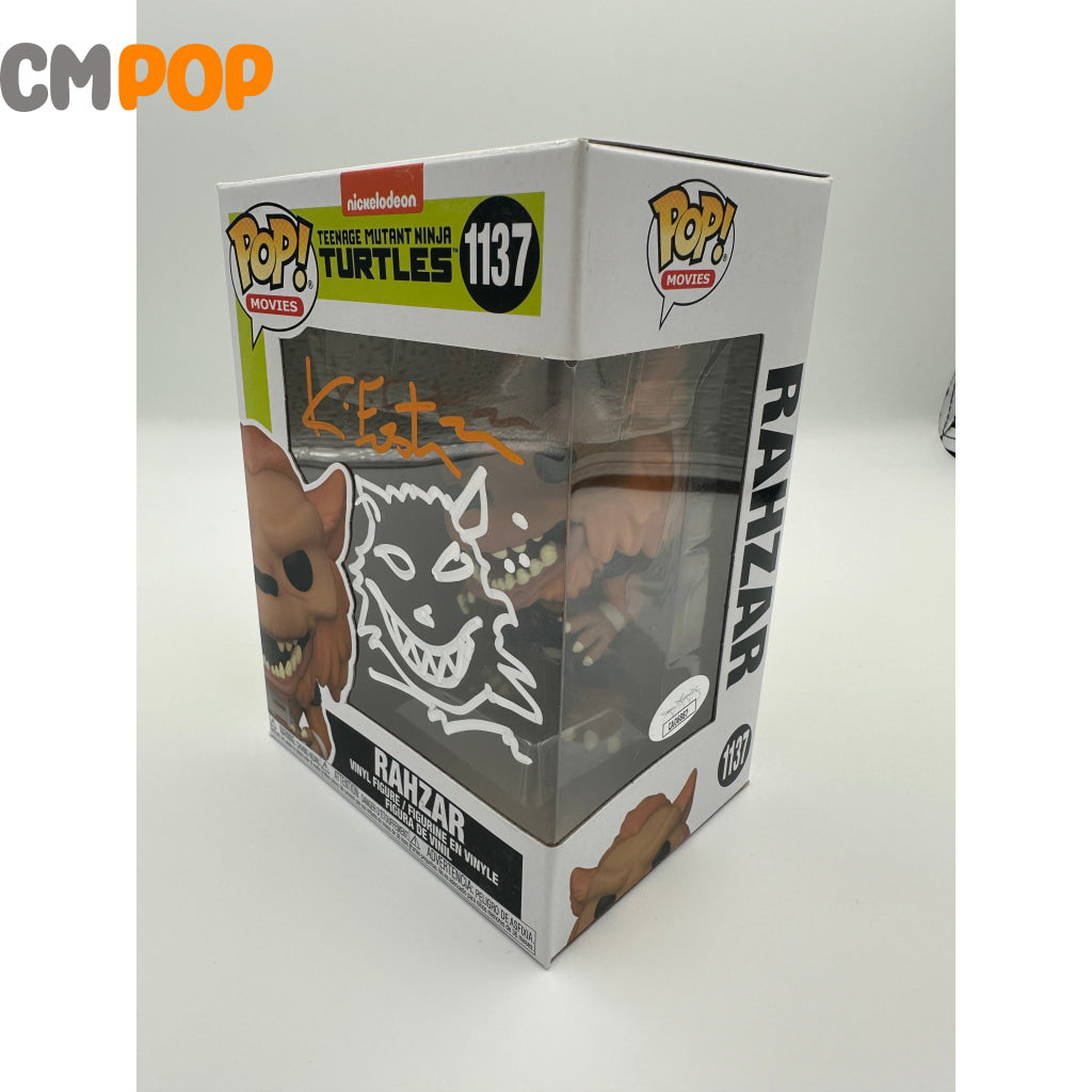 Rahzar - #1137 Funko Pop! Movies Nickelodeon Teenage Mutant Hero Turtles Signed By Kevin Eastman
