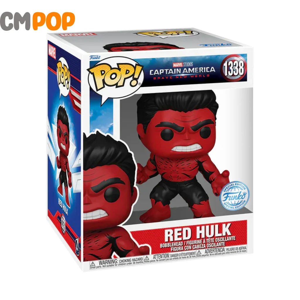Red Hulk (Retro) - #1338 Funko Pop! Pop Super! Marvel Captain America Brave New World