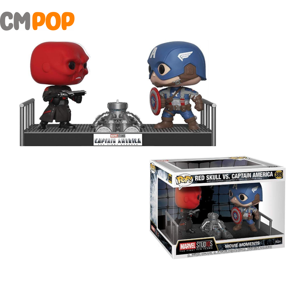 Red Skull Vs. Captain America - #389 Movie Moments Funko Pop! Marvel Pop