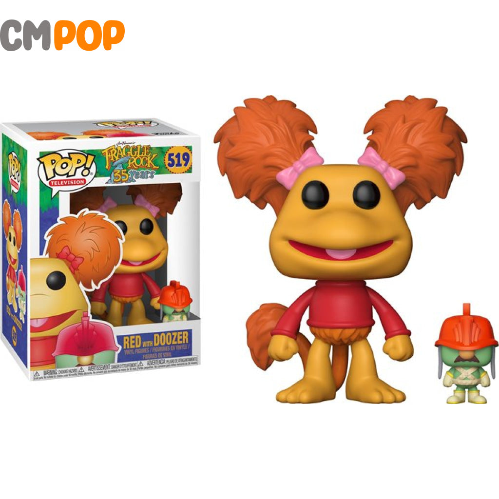 Red with Doozer- #519- Funko Pop! - Television - Fraggle Rock 35 years Funko Pop