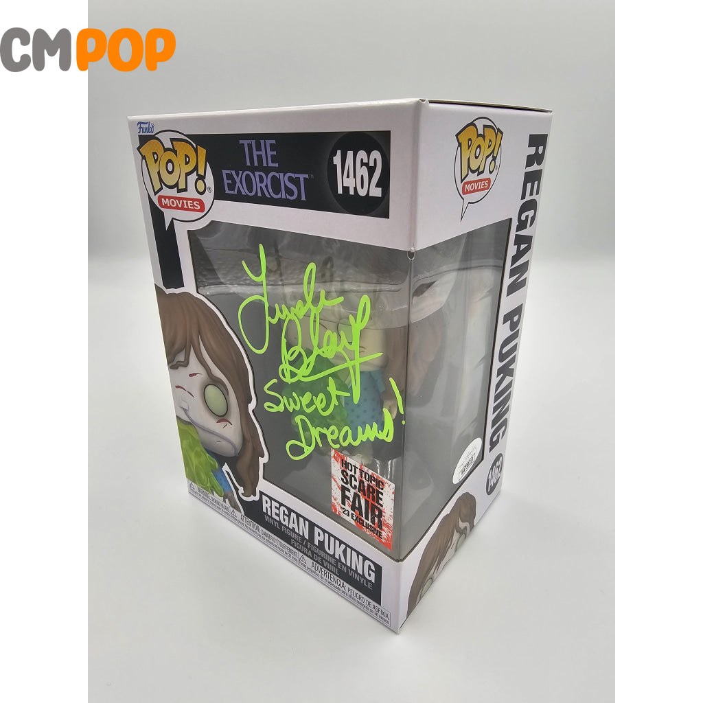 Regan Puking - #1462 Funko Pop! Movies The Exorcist Hot Topic Scare Fair 23 Exclusive Signed By