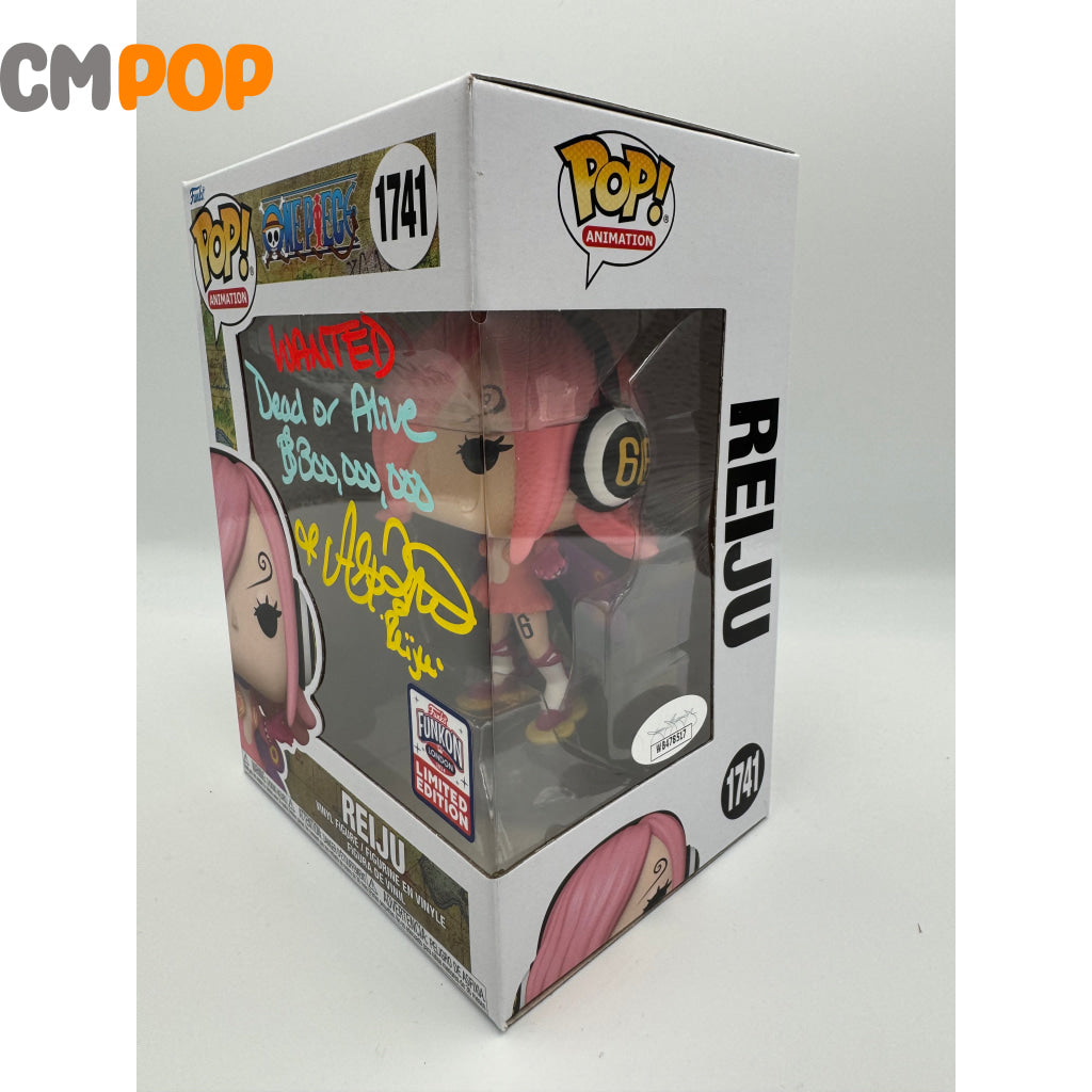 Reiju - #1741 Funko Pop! One Piece Funkon London Exclusive Signed By Alexis Tipton Certified Pop