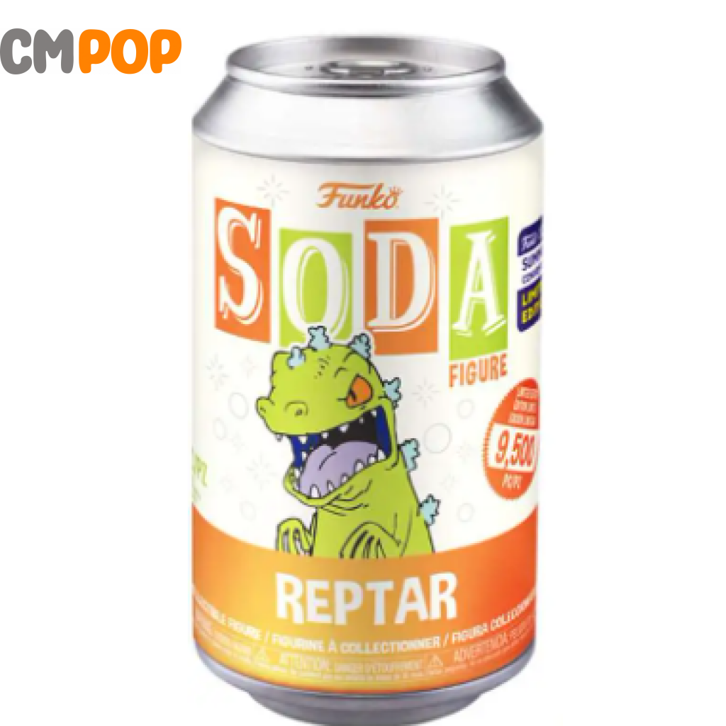 Reptar - Funko Vinyl Soda 9 500 Pieces Chance Of Chase 2023 Summer Con Limited Edition