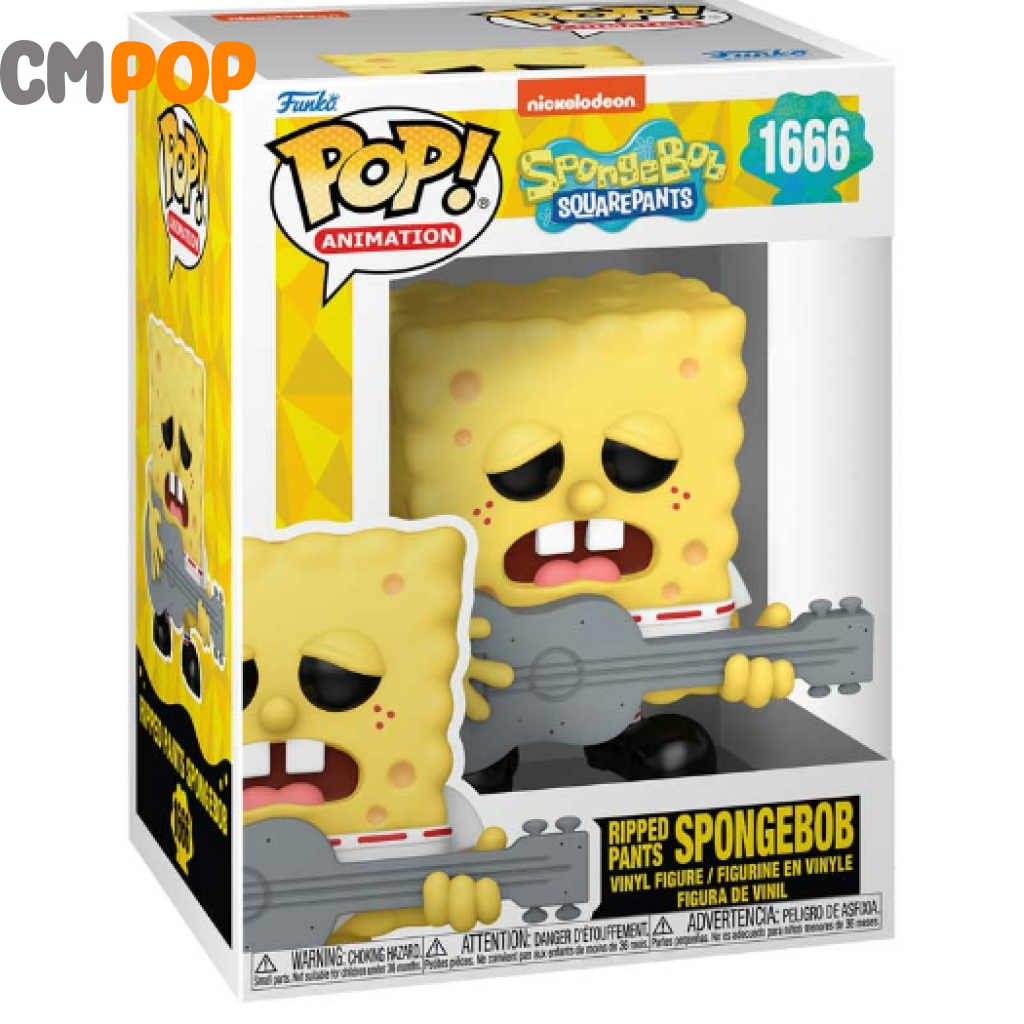Ripped Pants Spongebob -#1666- Funko Pop! - Squarepants Misc