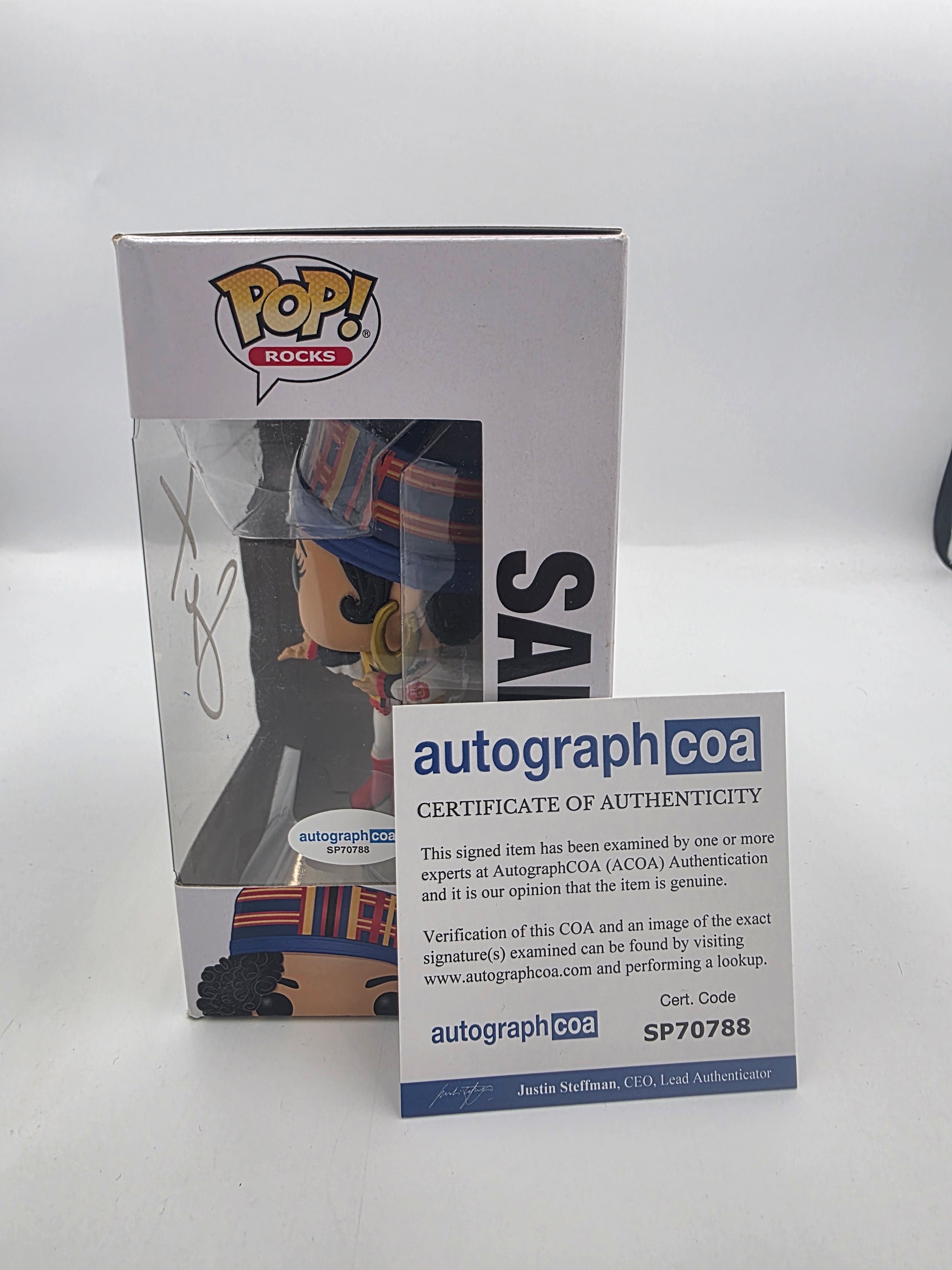 Salt - # 167 - Rocks - Signed By Salt - Autographcoa Certified Funko Pop!