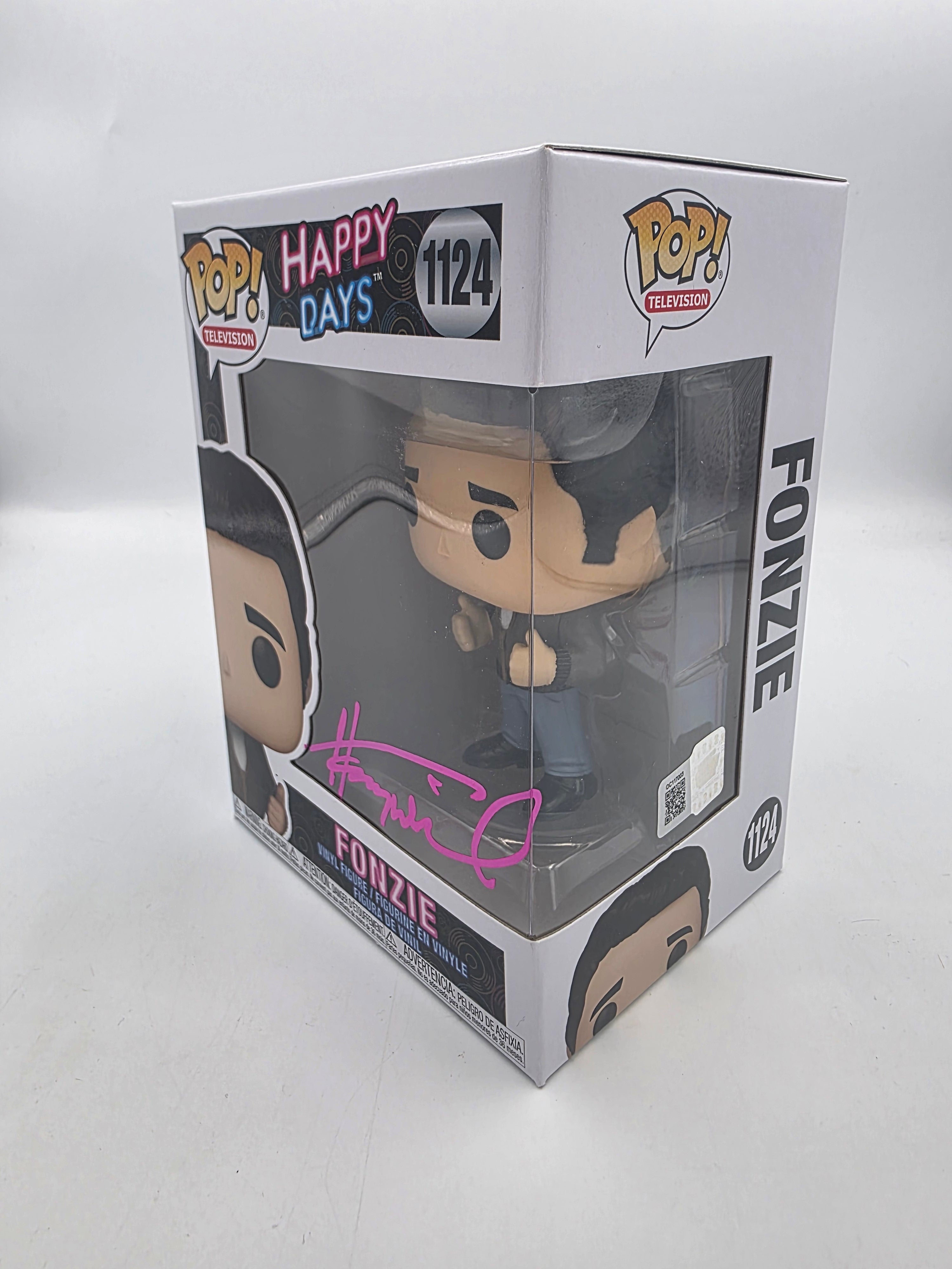 Fonzie - #1124 - Funko Pop! - Television - Happy Days - Signed By Henry Winkler - OC Celebrity Marketing