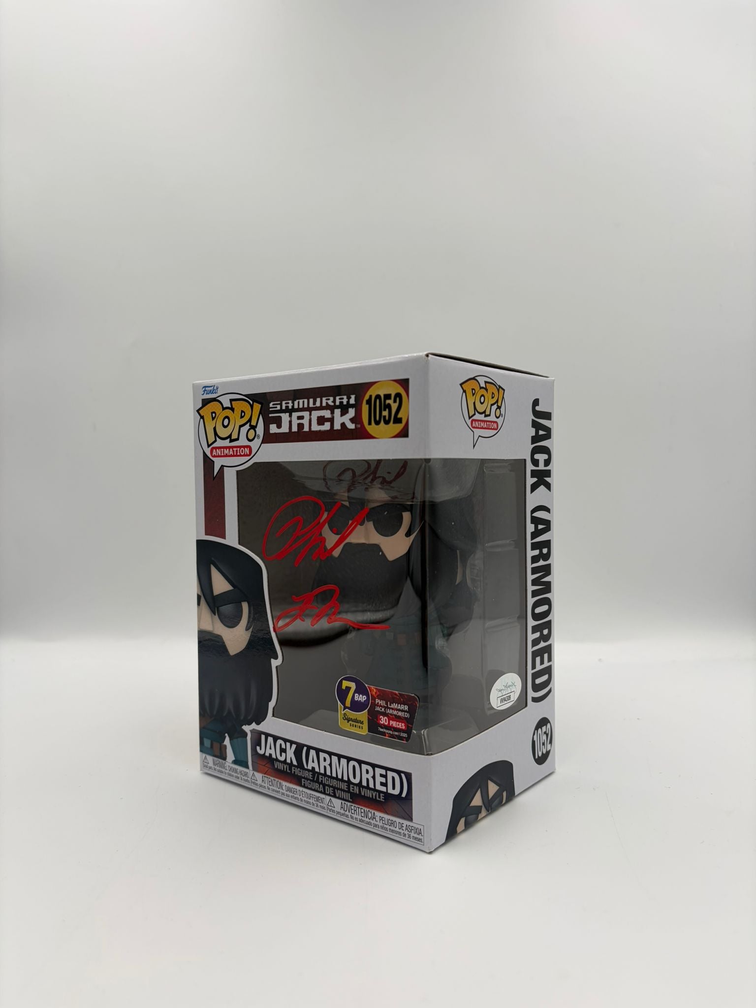 Jack (Armored) - Funko Pop! - Samurai Jack - Signed By Phil LaMarr