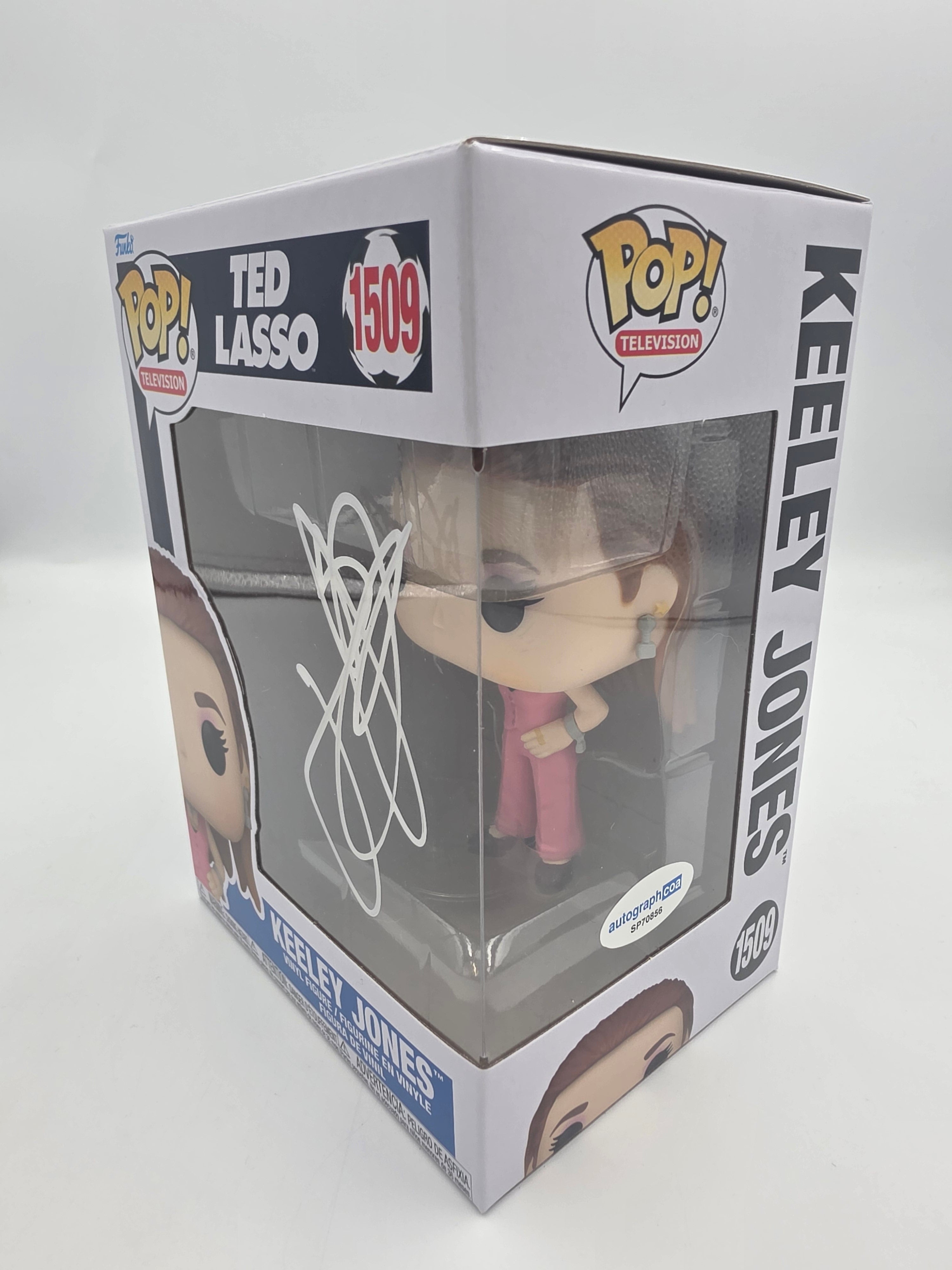 Keeley Jones - #1509 - Funko Pop! - Ted Lasso - Signed By Juno Temple - Autographcoa Certified