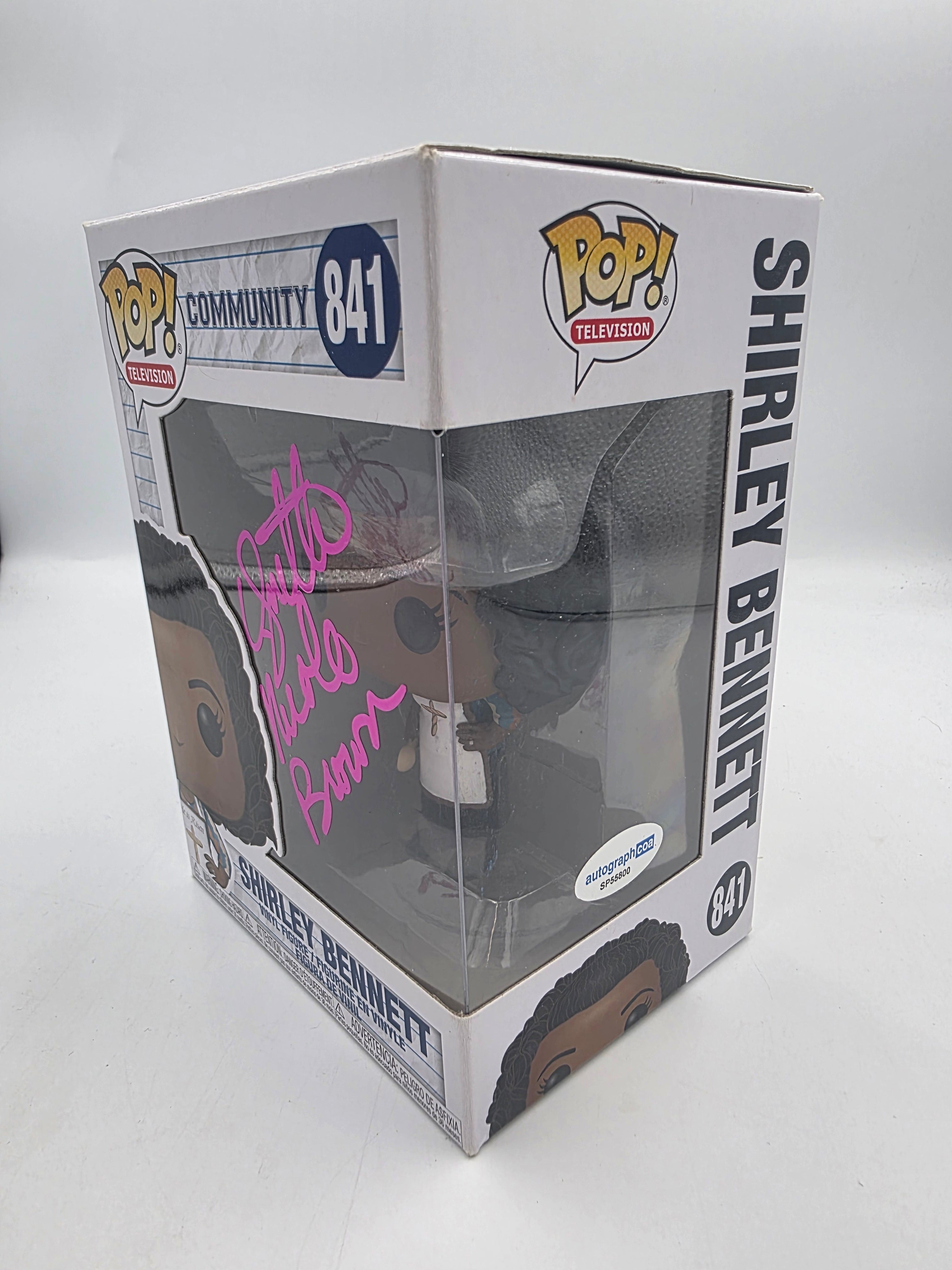 Shirley Bennett - #841 - Funko Pop! - Television - Community - Signed By Yvette Nicole Brown - Certified Pop!