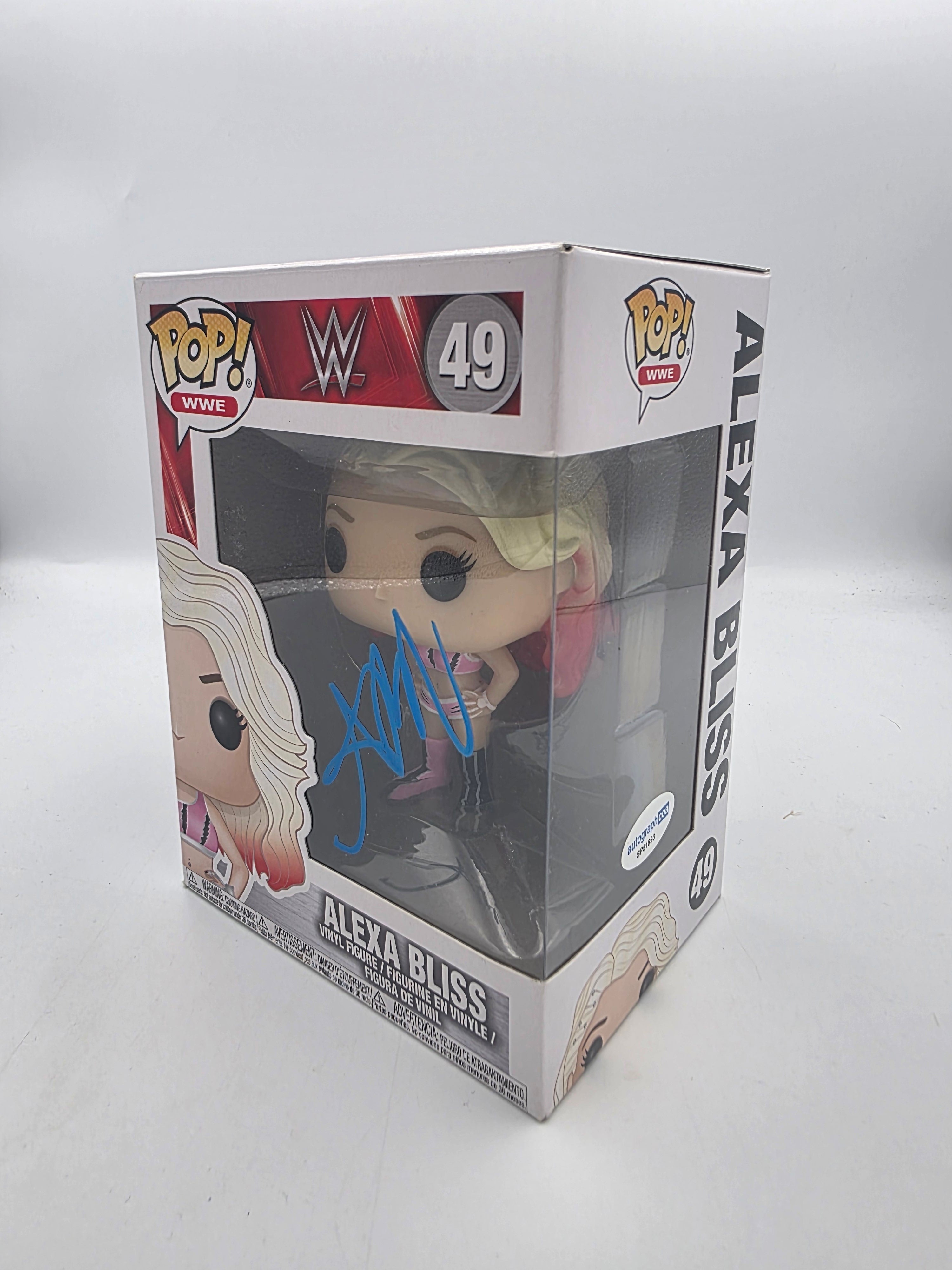 Alexa Bliss - #49 - Funko Pop! - WWE - Signed By Alexa Bliss Autographcoa Certificated