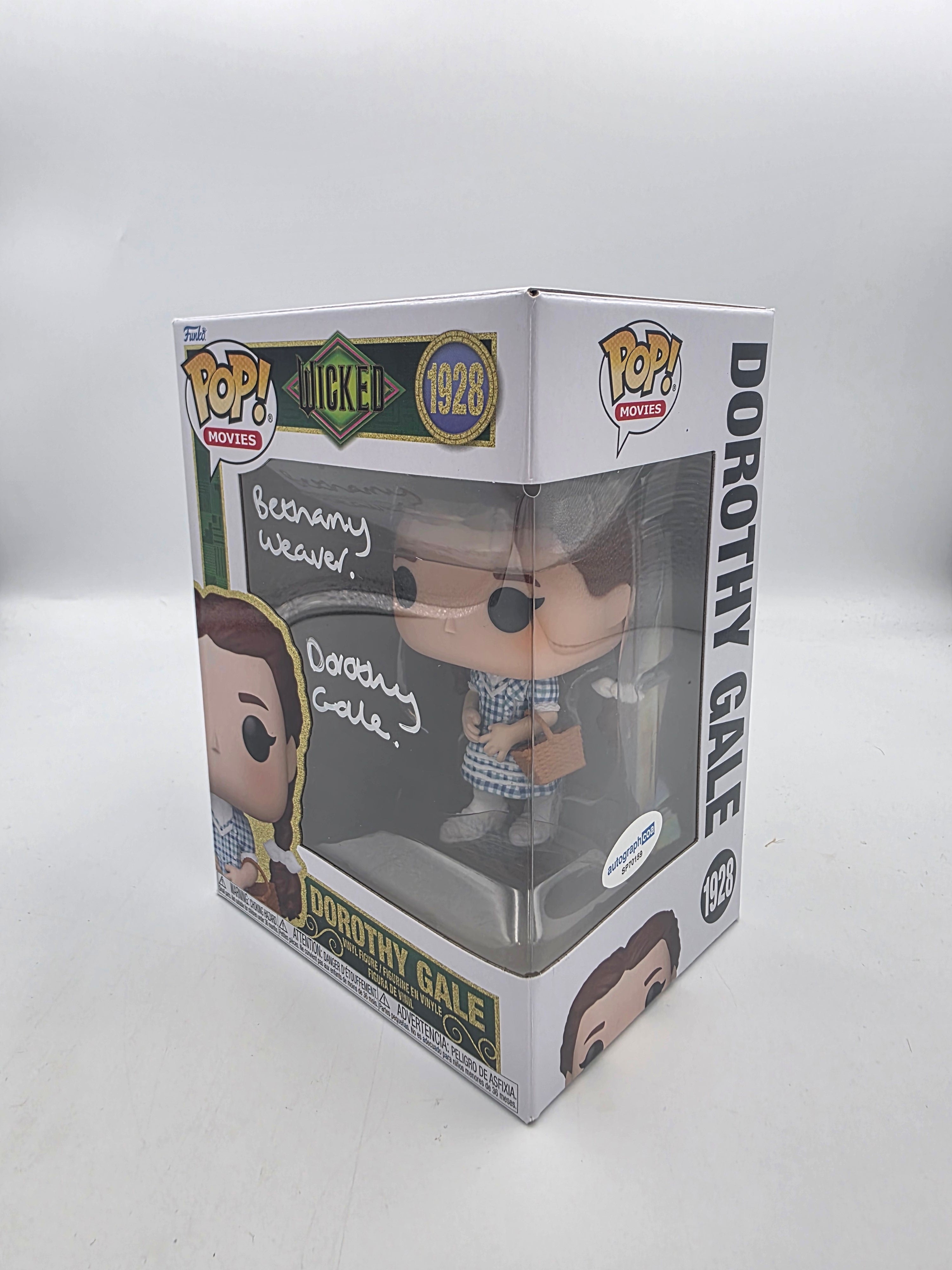 Dorothy Gale - #1928 - Funko Pop! - Movies - Wicked: For Good - Signed By Bethany Weaver - Autographcoa Certificated