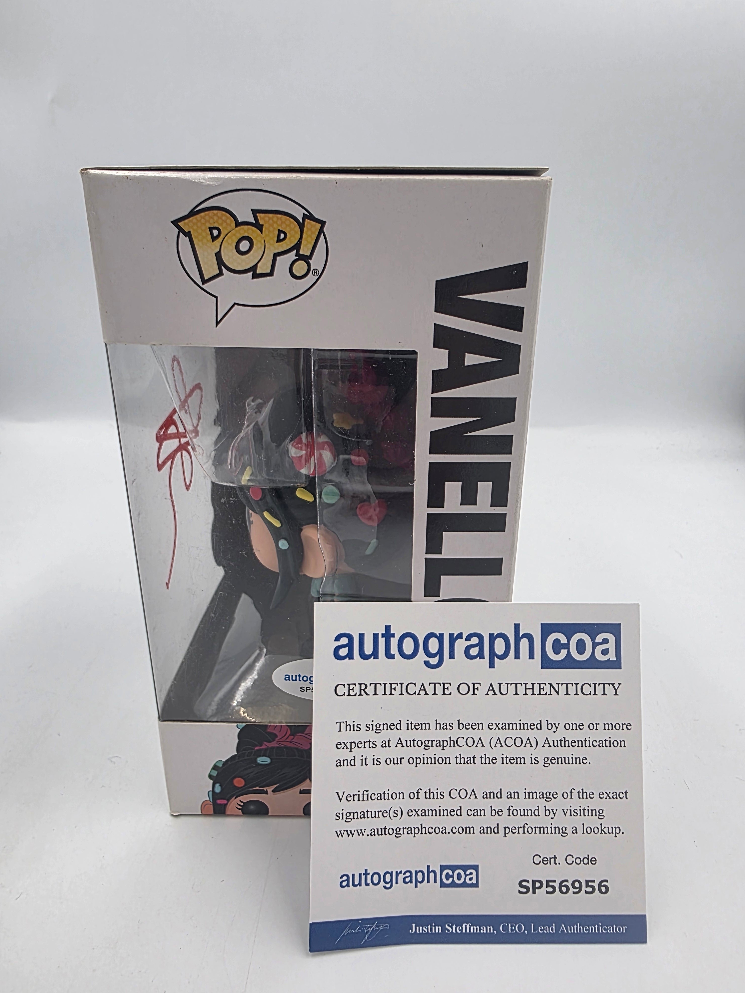 Vanellope - #07 - Disney - Signed By Sarah Silverman - Autographcoa Certified Funko Pop!