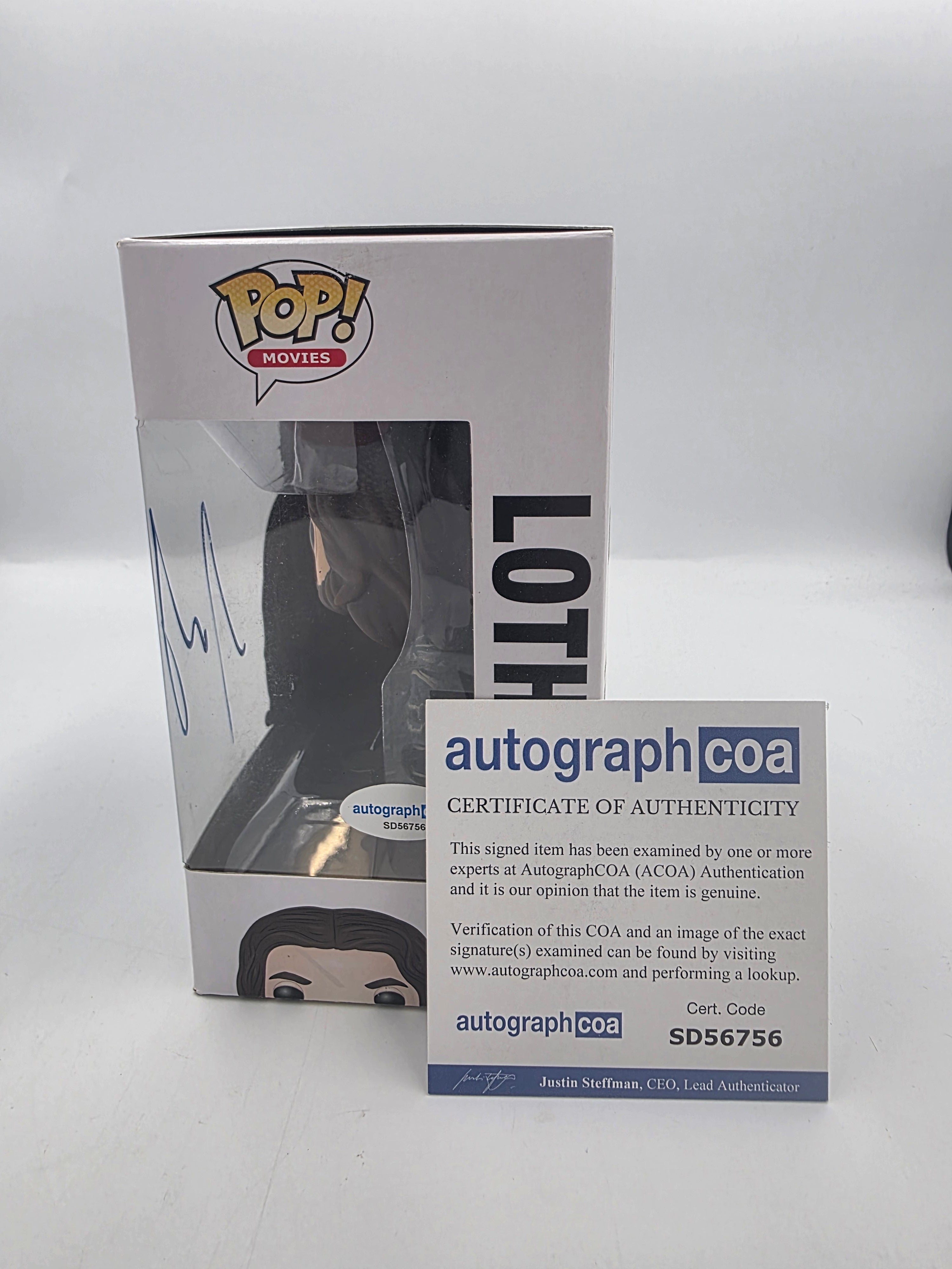 Lothar - #284 - Warcraft - Funko Pop! - Movies - Signed By Travis Fimmel - Autographcoa Certificated