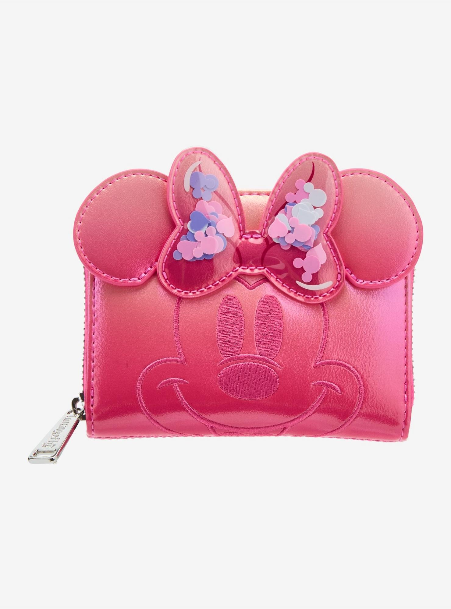 Disney Minnie Mouse Confetti Iridescent Wallet - Loungefly - CMPOP Exclusive
